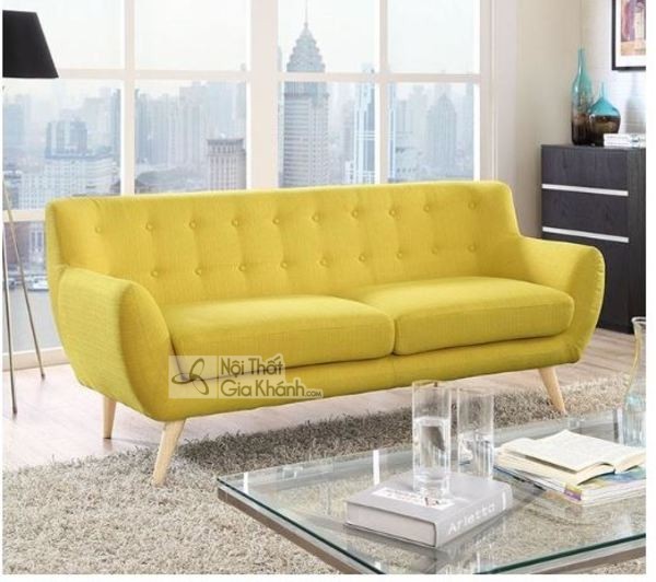 ghế sofa màu vàng